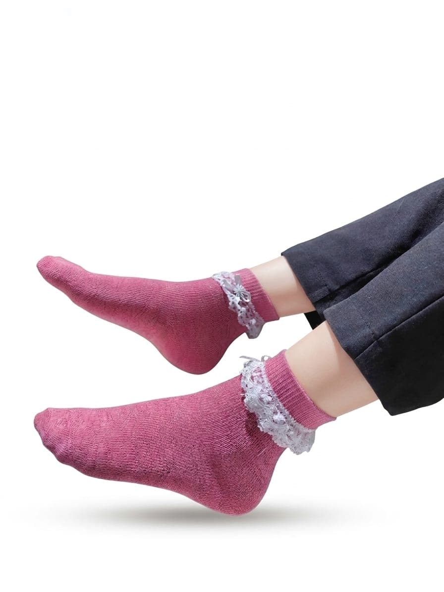 Lace Ruffle Princess Socks